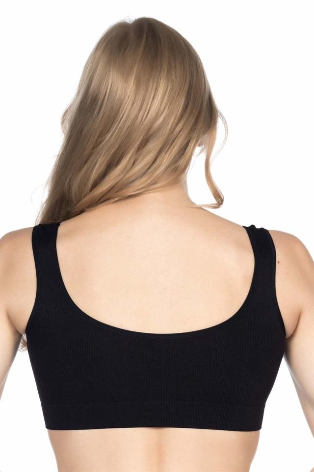 Tam Kap Full Cup Destekli Toparlayıcı Sütyen Emay 4005 - Siyah