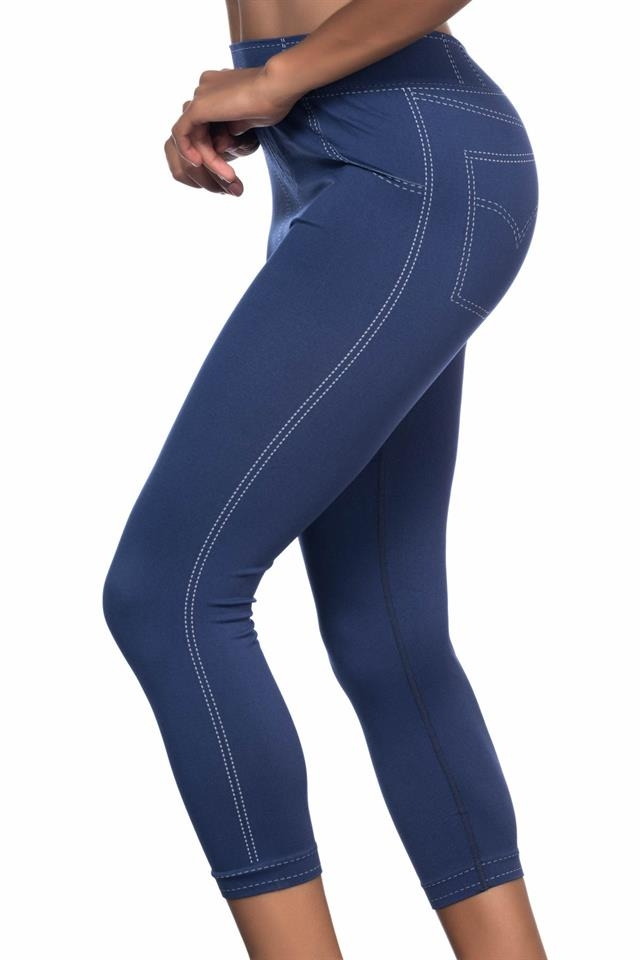 Emay Esnek Yüksek Bel Dikişsiz Tayt Emay 3801 - Görsel 10