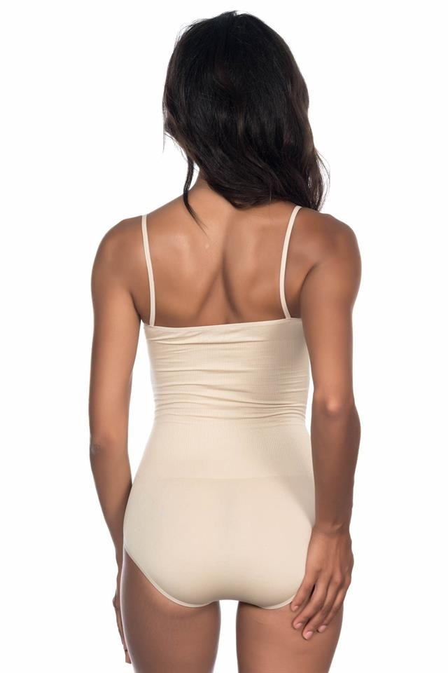 Dikişsiz Tek Parça Çıtçıtlı Body Emay 1923 - Ten