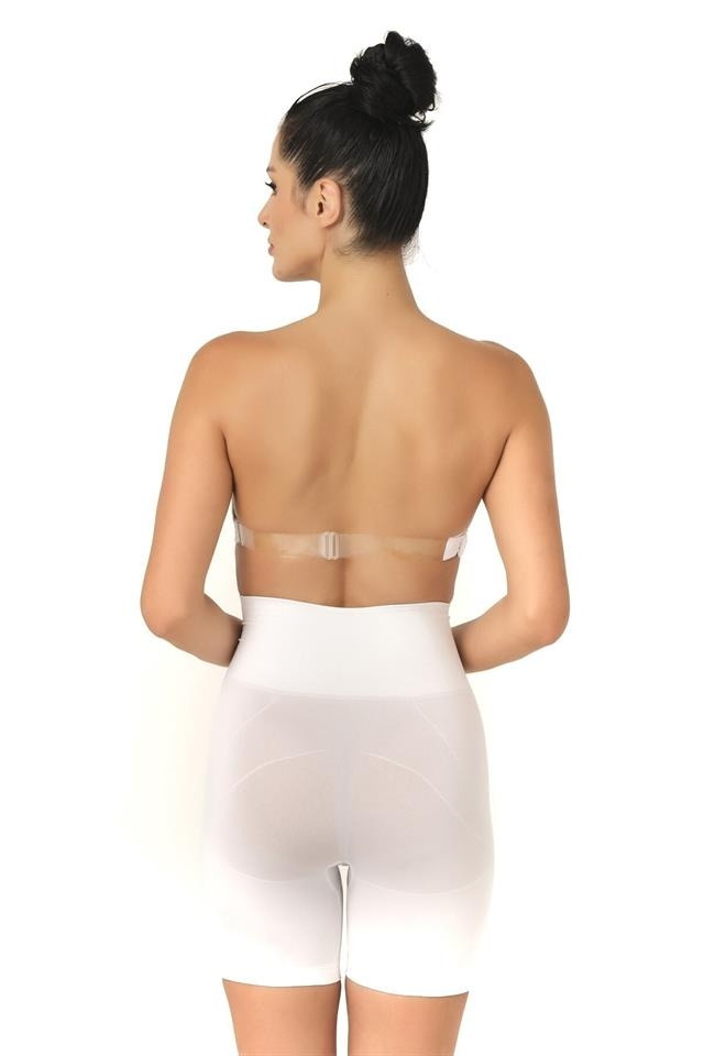 Dikişsiz Yüksek Bel Toparlayıcı Boxer Emay 2017 - Beyaz