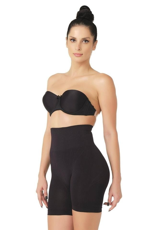 Dikişsiz Yüksek Bel Toparlayıcı Boxer Emay 2017 - Siyah