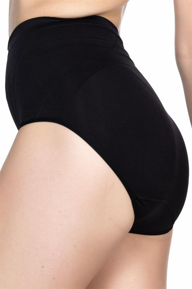 Dikişsiz Yüksek Bel Toparlayıcı Külot Emay 2016 - Siyah