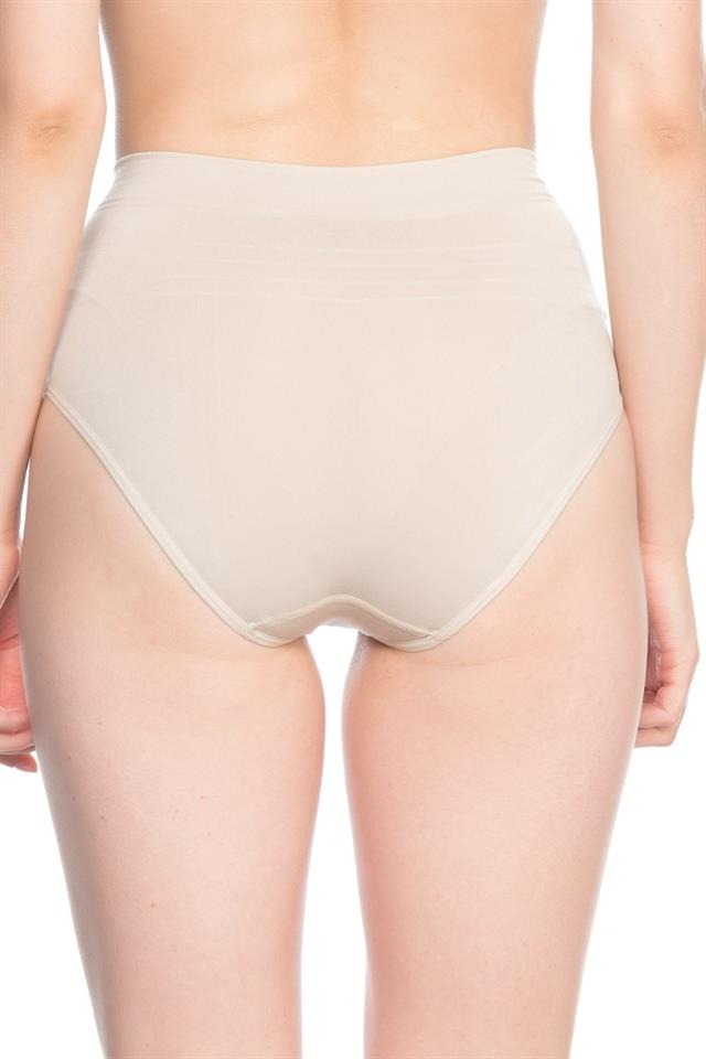 Düşük Bel Dikişsiz Korse Kadın Emay 7025 - Ten