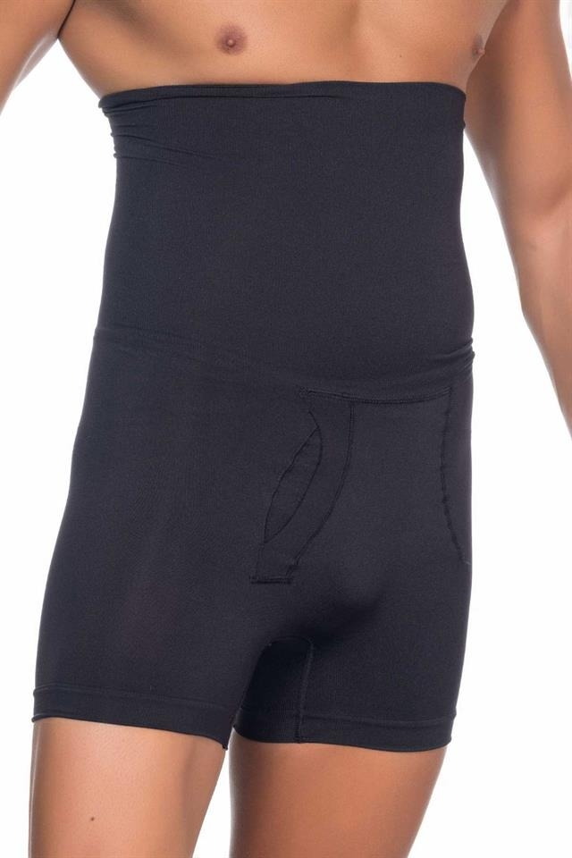 Pamuklu Esnek Boxer Korse Emay 1005 - Siyah