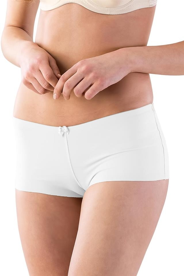Dikişsiz Lazer Kesim Boxer Korse Emay 2812 - Beyaz
