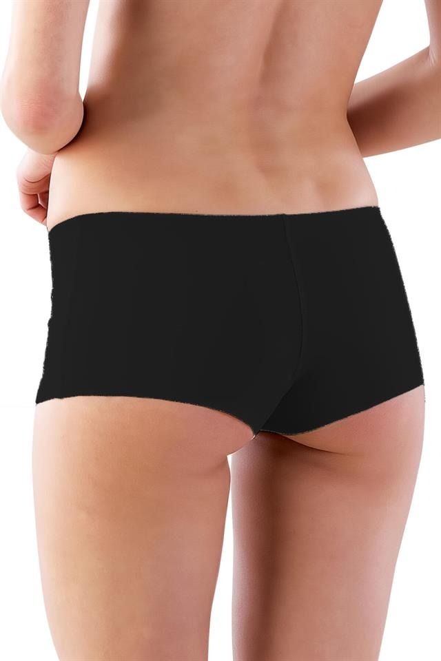 Dikişsiz Lazer Kesim Boxer Korse Emay 2812 - Siyah
