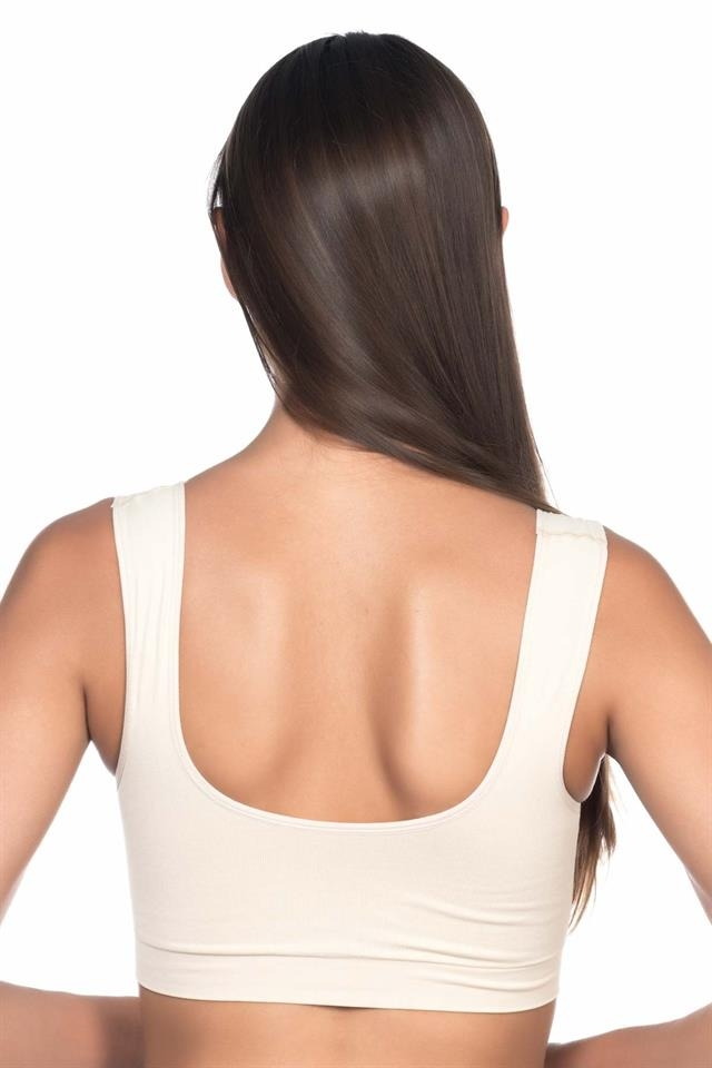 Pedli Toparlayıcı Dikişsiz Sütyen Emay 4021 - Ten