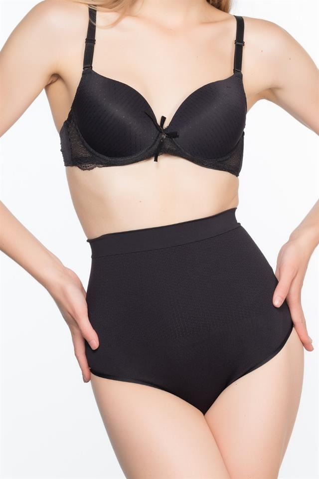 Dikişsiz Kompresyonlu String Korse Emay 2054 - Siyah