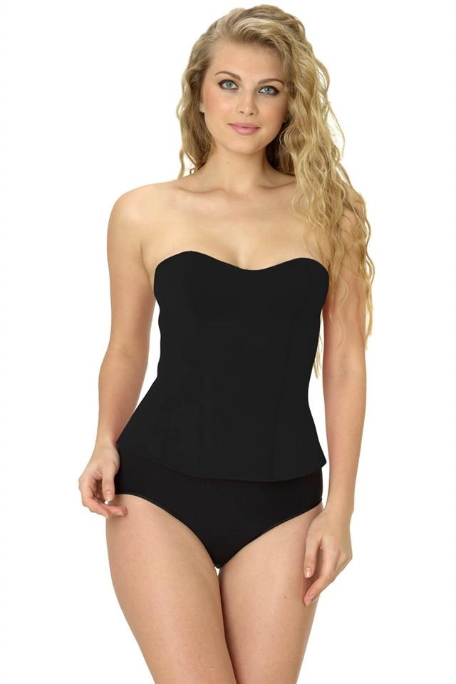 Dikişsiz Kompresyonlu Kadın Korse Emay 9155 - Siyah