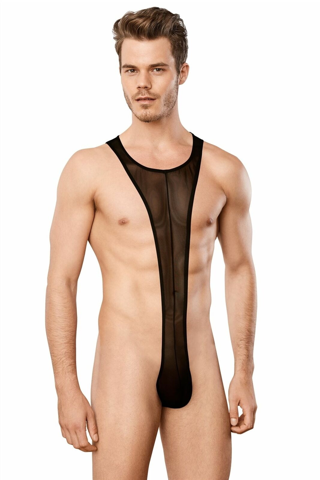 Polyamid Nefes Alan Somon Erkek Badi Doreanse 3014 - Siyah