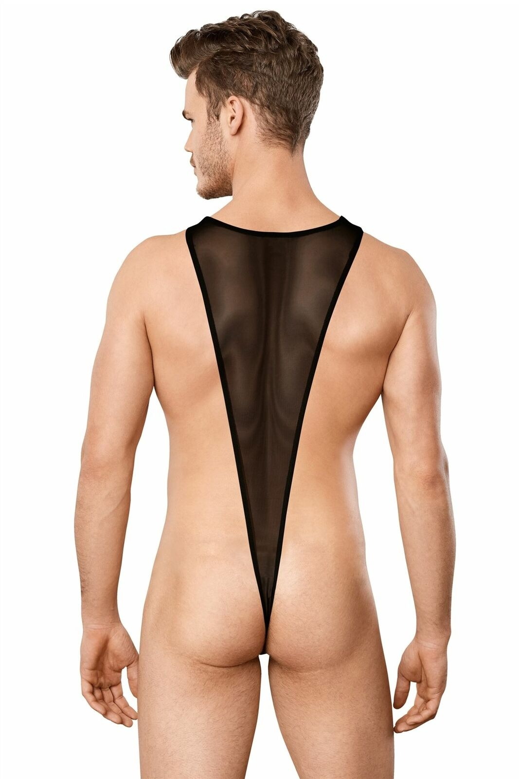 Polyamid Nefes Alan Somon Erkek Badi Doreanse 3014 - Siyah