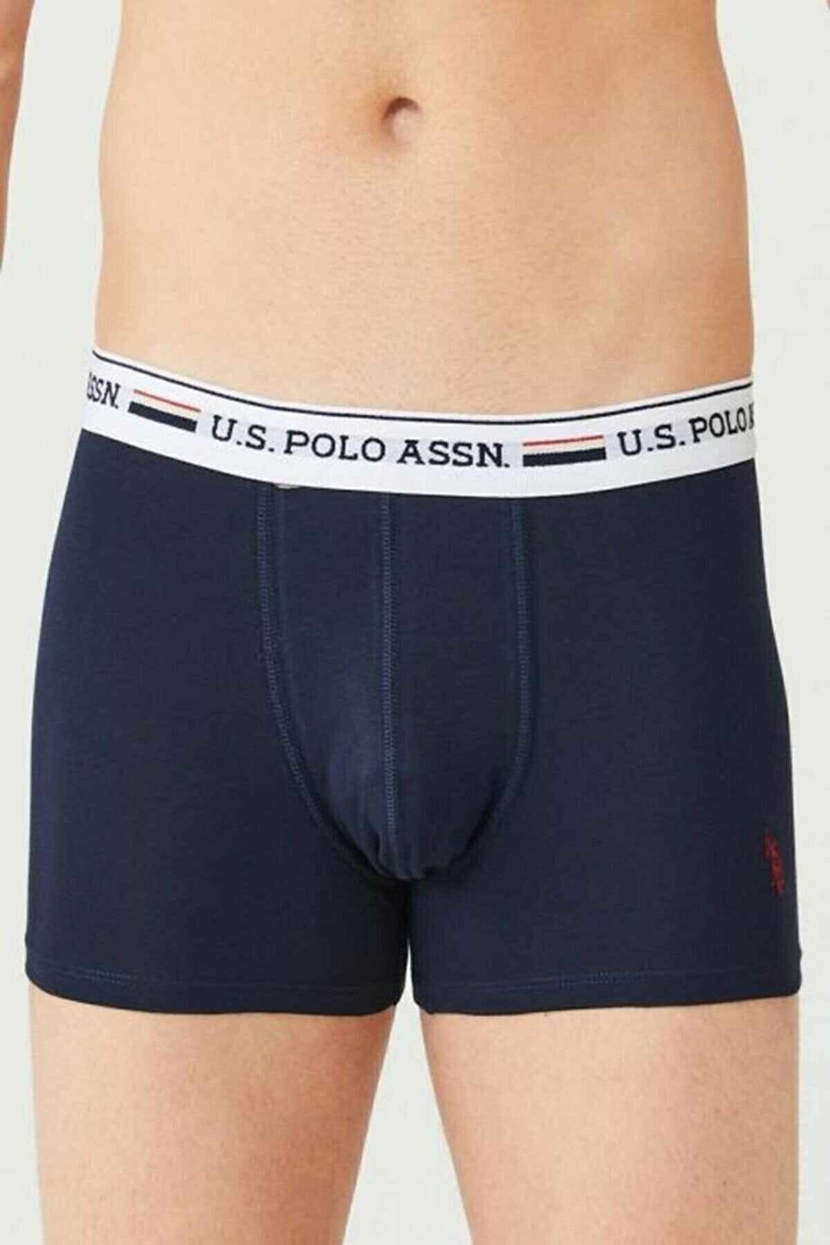 Us. POLO Assn. Pamuklu Esnek Bel Lastiği Erkek Boxer US. POLO ASSN. 80431 - Görsel 3