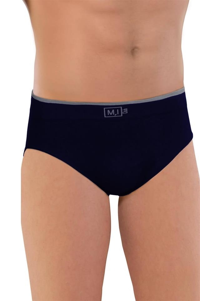 Pamuklu Lastikli Erkek Slip Emay 2109 - Lacivert