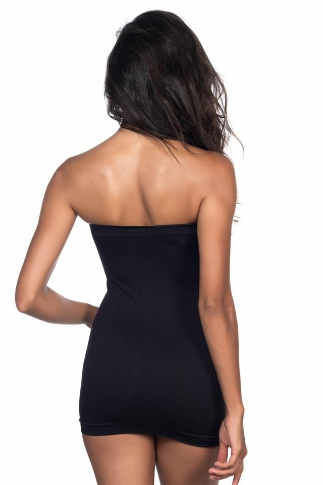 Dikişsiz Göbek Sıkılaştırıcı Straplez Atlet Emay 5003 - Siyah