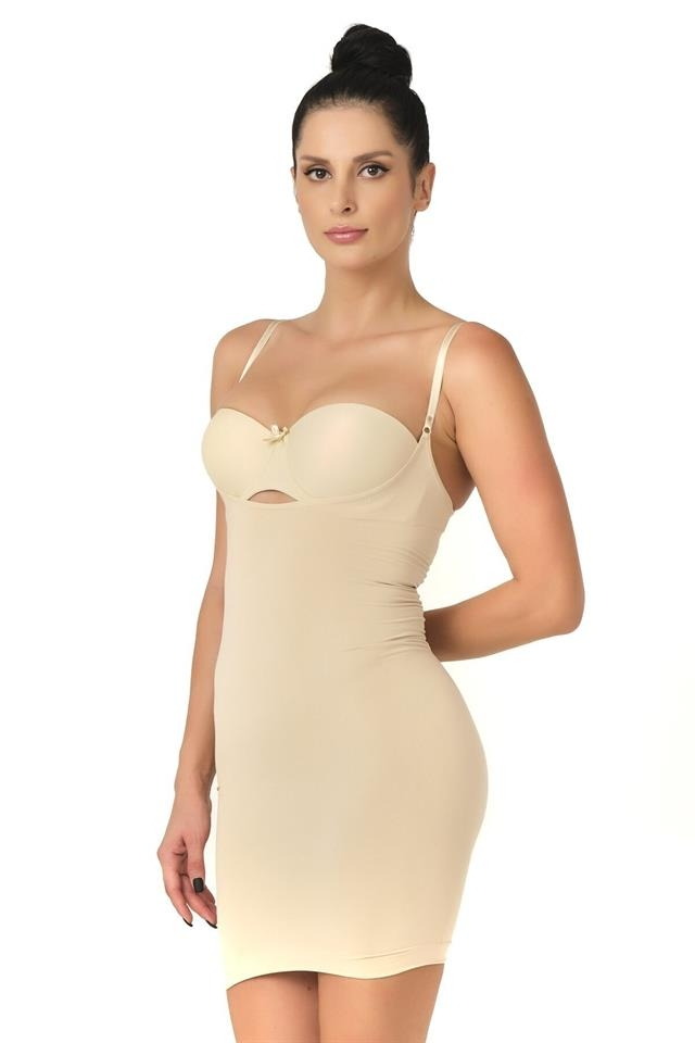 Dikişsiz Yüksek Bel Korse Emay 5060 - Ten