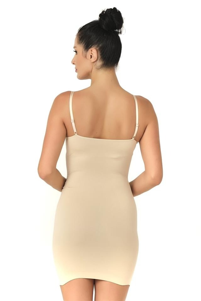 Dikişsiz Yüksek Bel Korse Emay 5060 - Ten