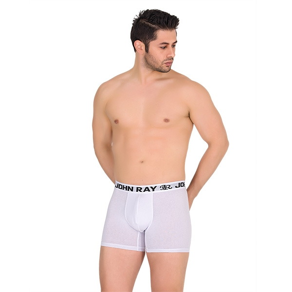 Pamuk Modal Düz Boxer Form Time 850 - Beyaz