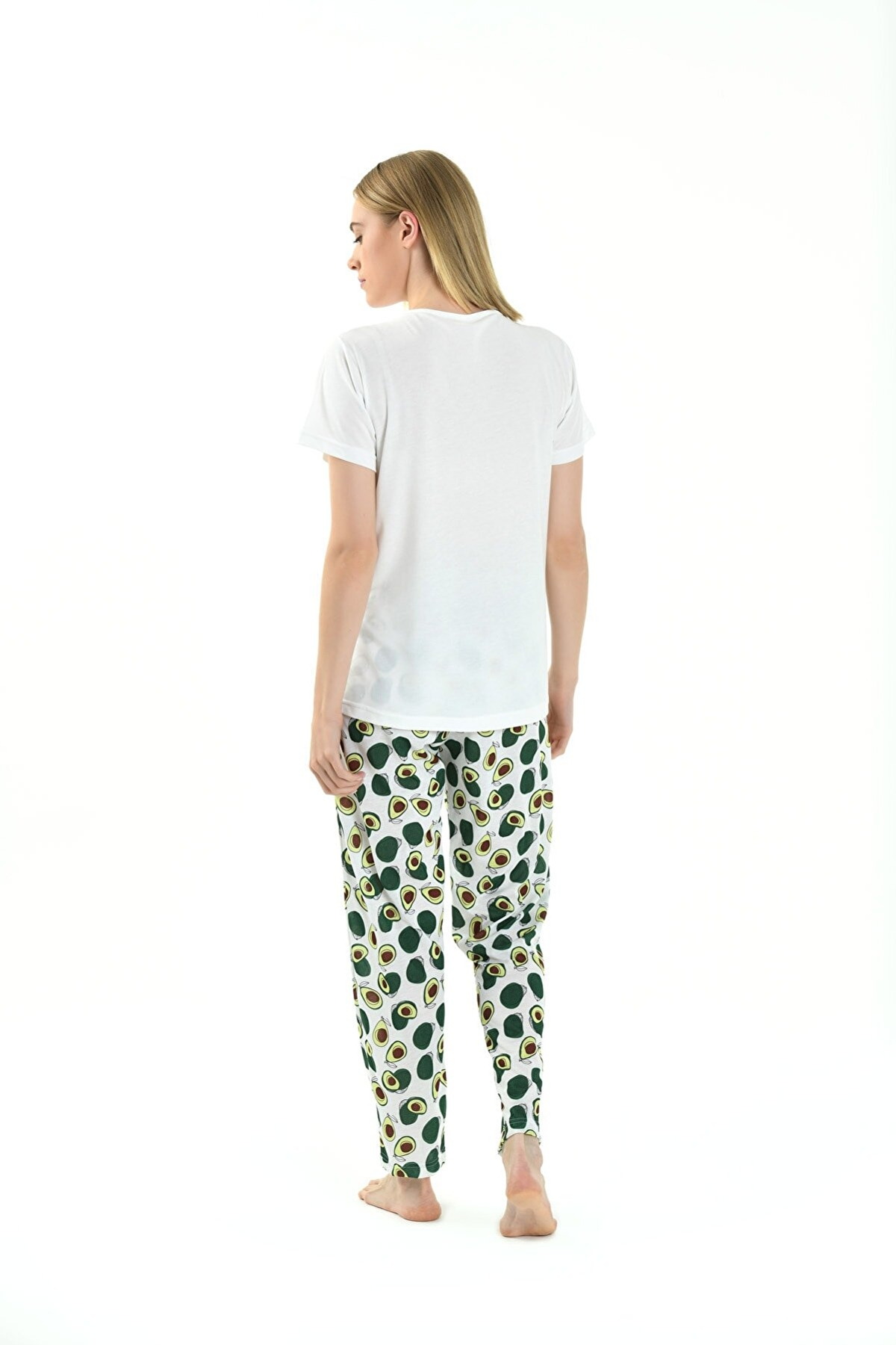 Yeni İnci Pamuklu Kısa Kollu Pijama Takımı Yeni İnci 1786 - Görsel 2