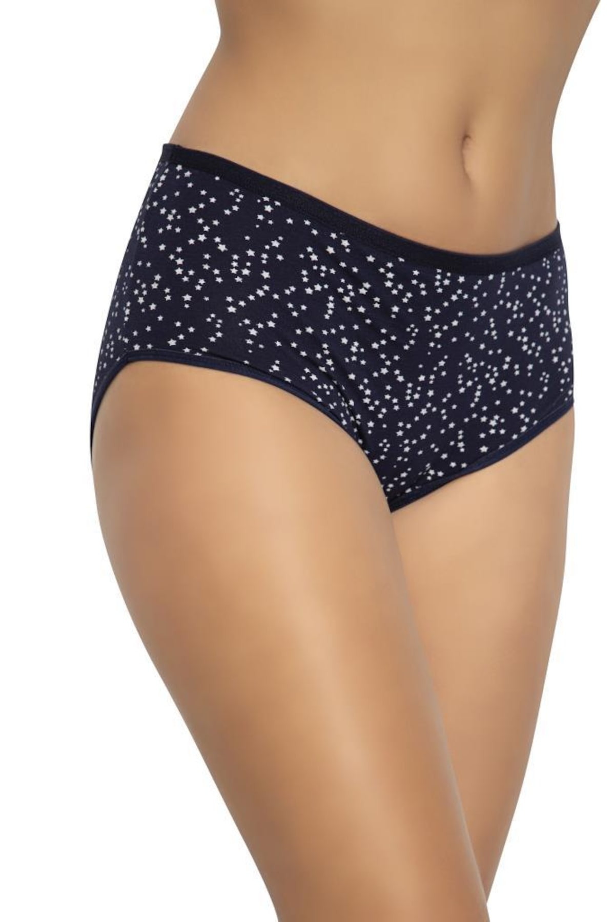 Lüx DRM Yüksek Bel Pamuklu Desenli Bato Külot Lüx DRM 2512