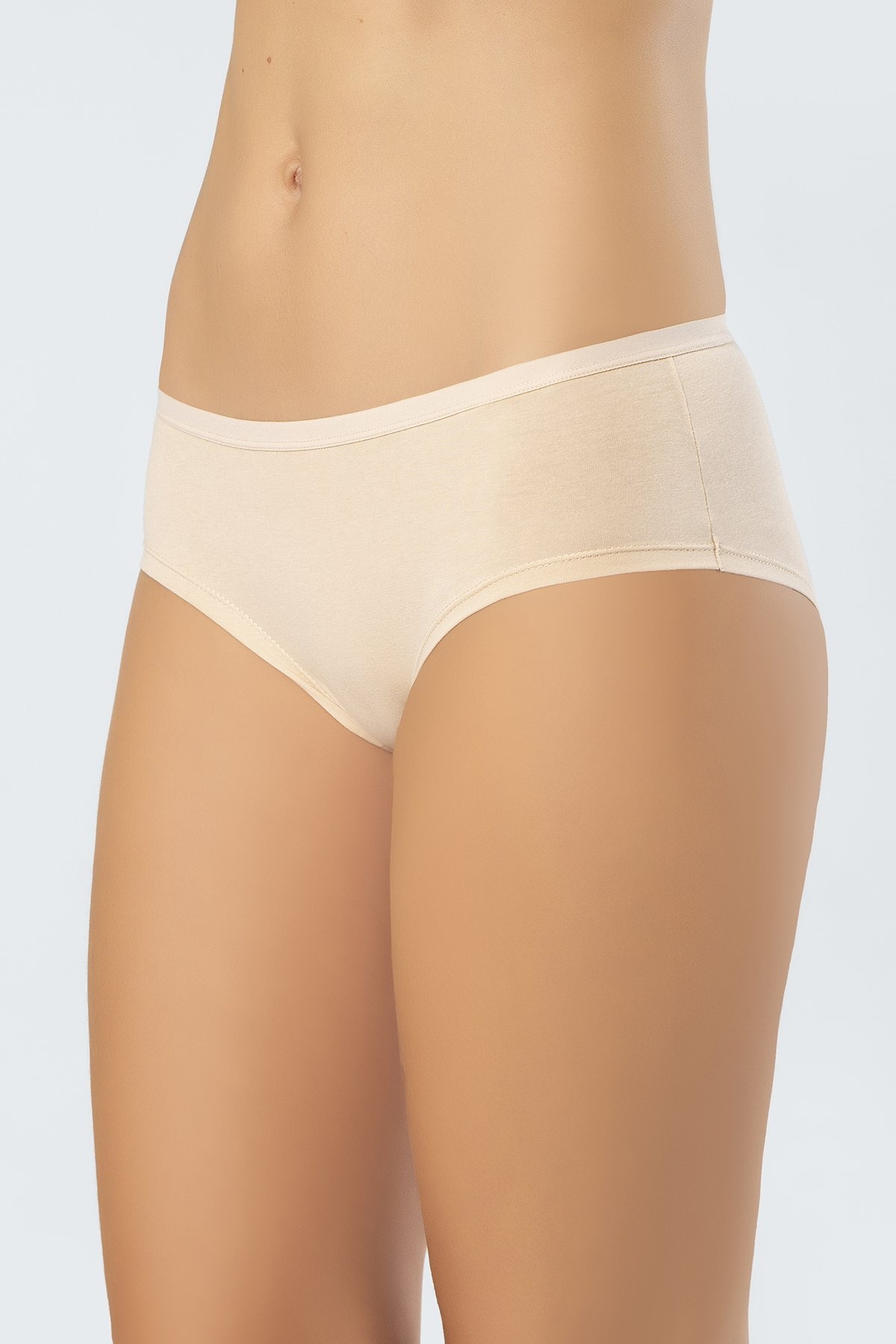 Türen Pamuklu Elastan Yüksek Bel Slip Külot Türen 918 - Görsel 2