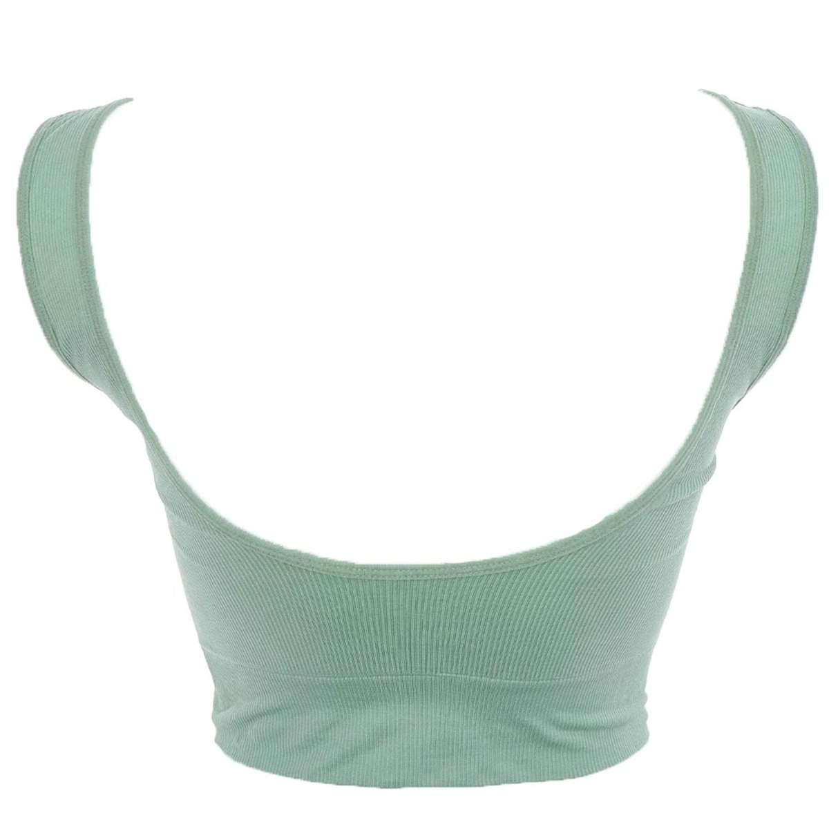 Kalın Askılı Pedli Fitilli Body Haki Form Angel 5704 - Haki