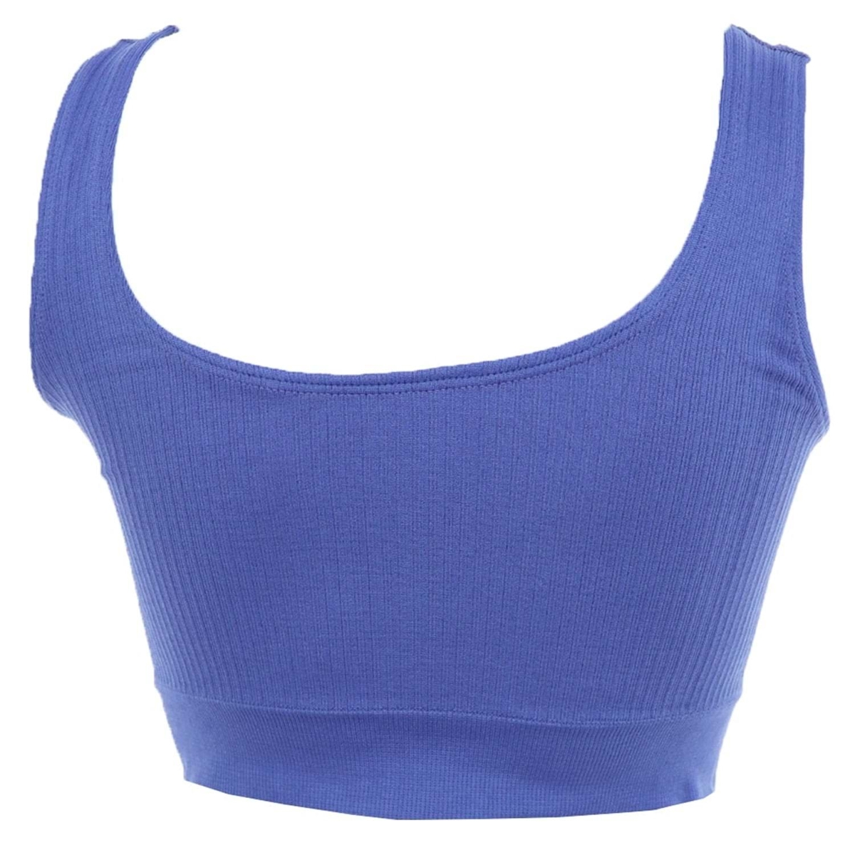 Kalın Askılı Pedsiz Crop Fit Body Form Angel 5700 - İndigo