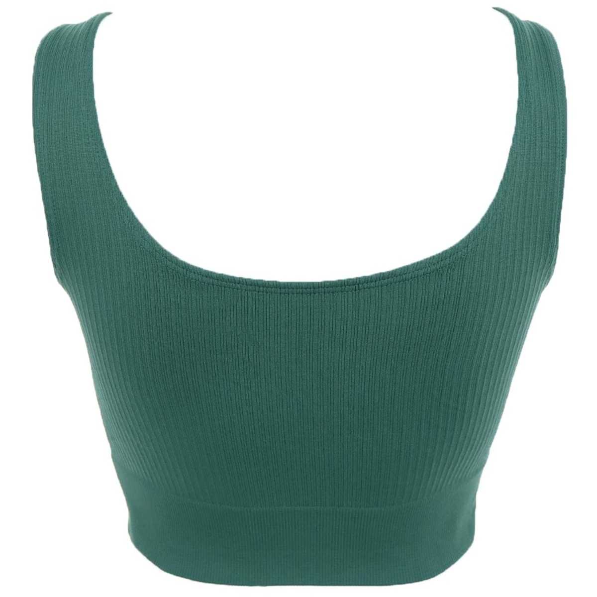 Kalın Askılı Pedsiz Crop Fit Body Form Angel 5700 - Haki