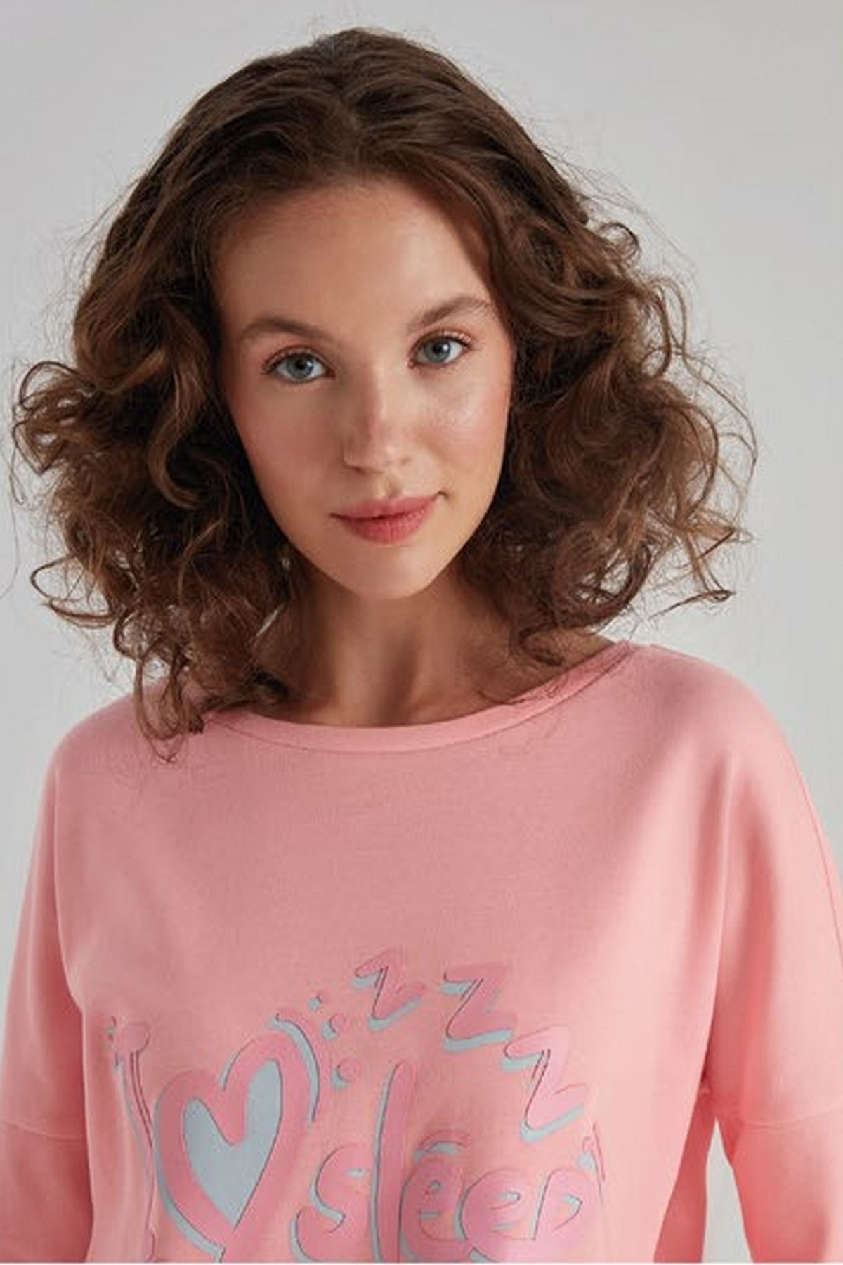 Eros Kalpli Uzun Kollu Kadın Pijama Takım Eros 31514 - Görsel 2