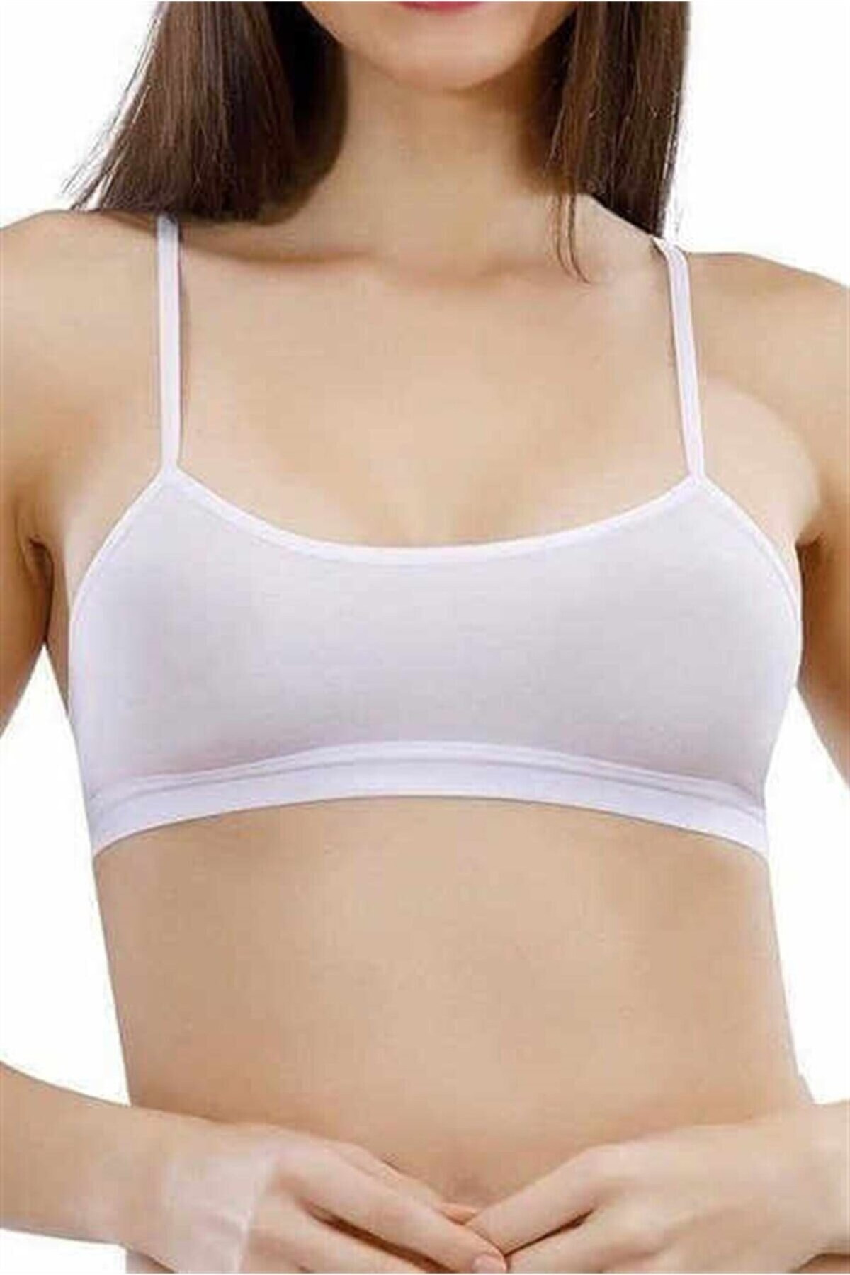 Yumuşak Balensiz Alıştırma Sütyeni Elite Life 751 - Beyaz