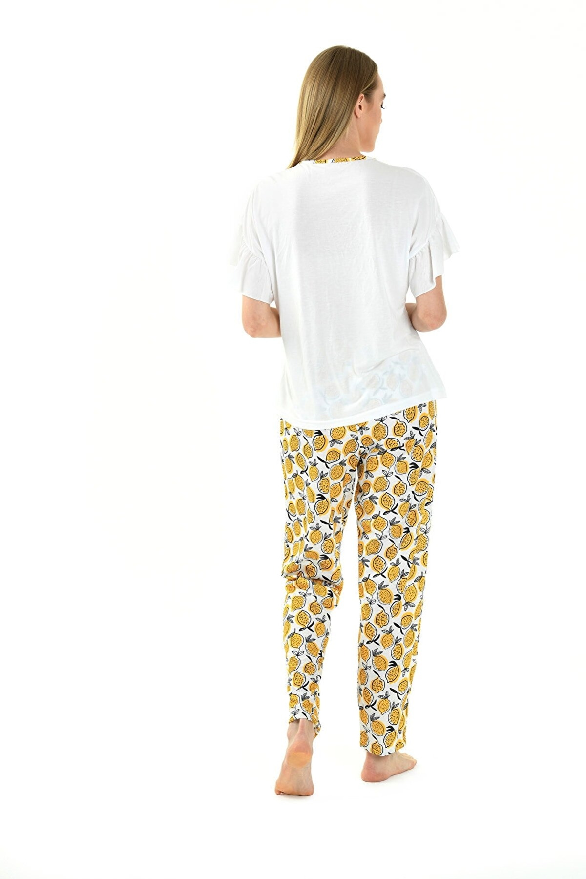 Yeni İnci Penye Yazlık Pijama Takımı Yeni İnci 1825 - Görsel 2