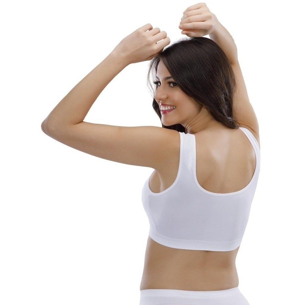 Pedli Kalın Askılı Büstiyer Doğal Duruş Liza 12000 - Beyaz