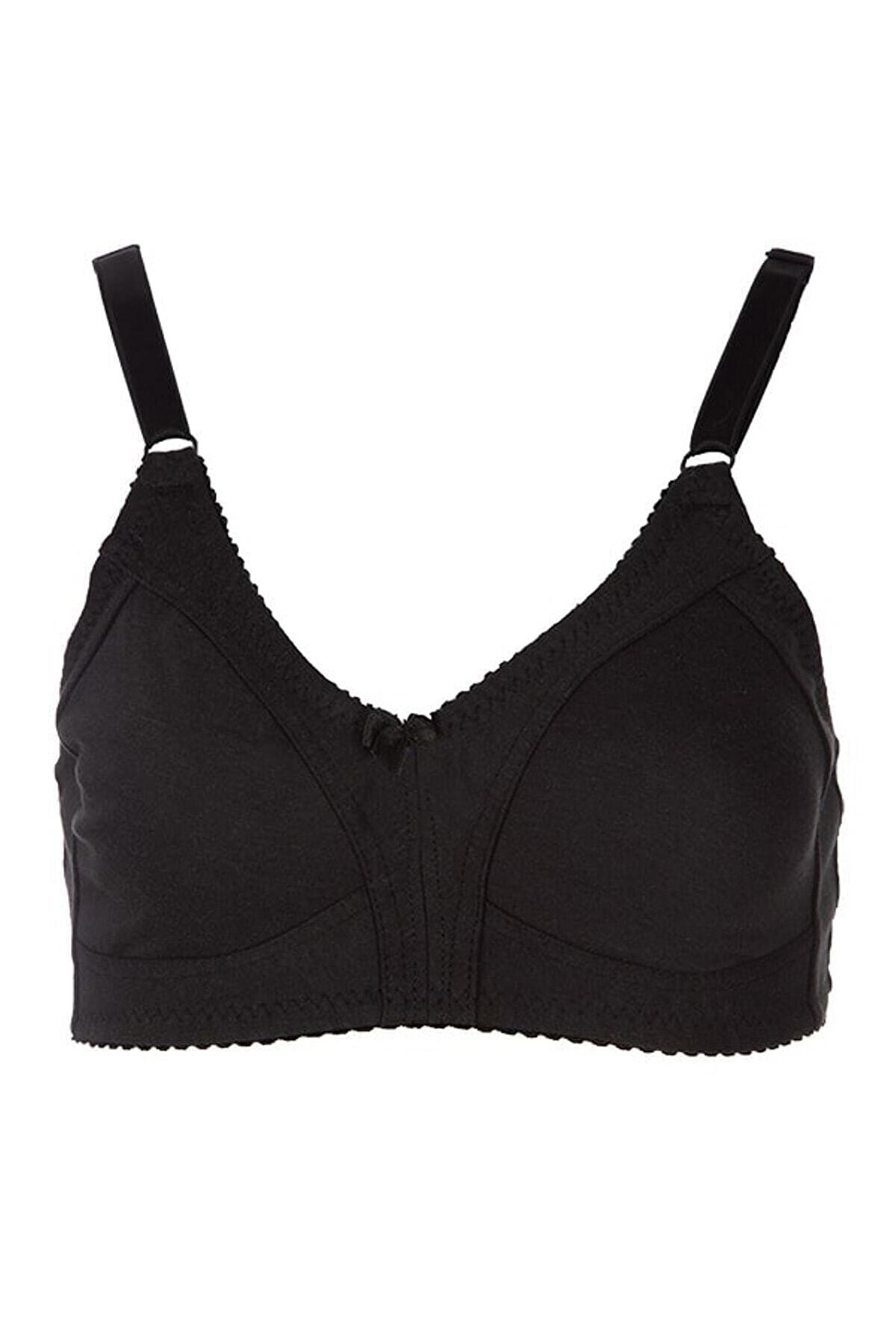 Tam Kap Yan Kemikli Toparlayıcı Sütyen Liza 539 - Siyah