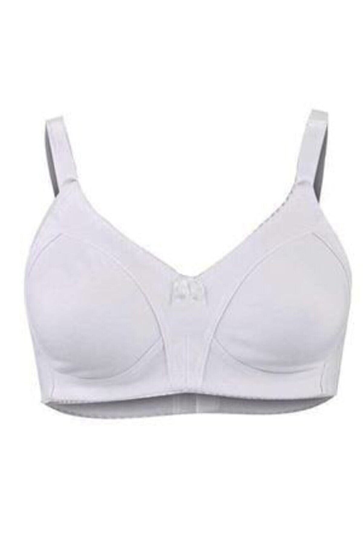 Tam Kap Yan Kemikli Toparlayıcı Sütyen Liza 539 - Beyaz
