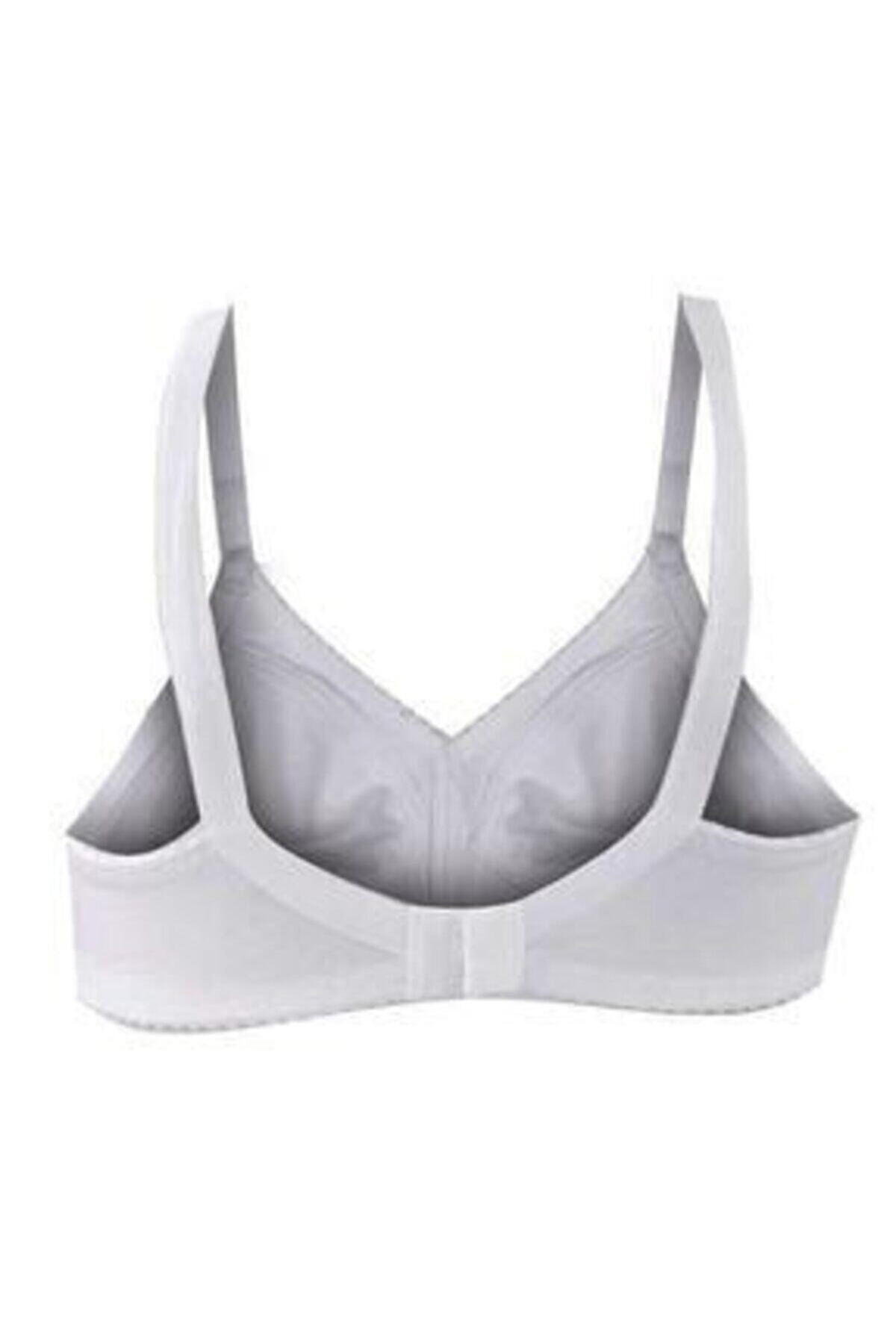 Tam Kap Yan Kemikli Toparlayıcı Sütyen Liza 539 - Beyaz