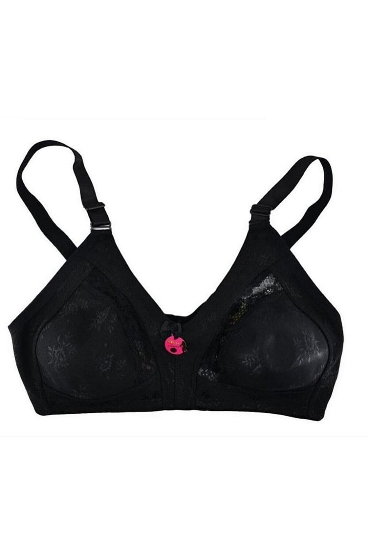 Tam Kap Geniş Askılı Toparlayıcı Sütyen Liza 541 - Siyah
