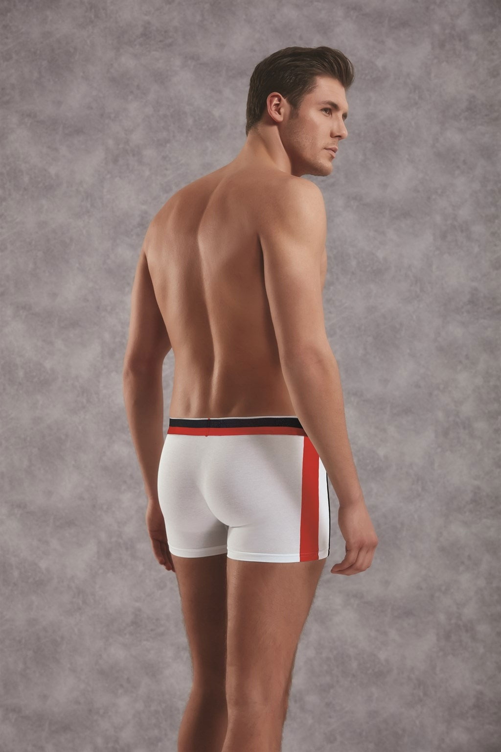 Pamuk Modal Karışımlı Normal Paça Erkek Boxer Doreanse 1713 - Beyaz