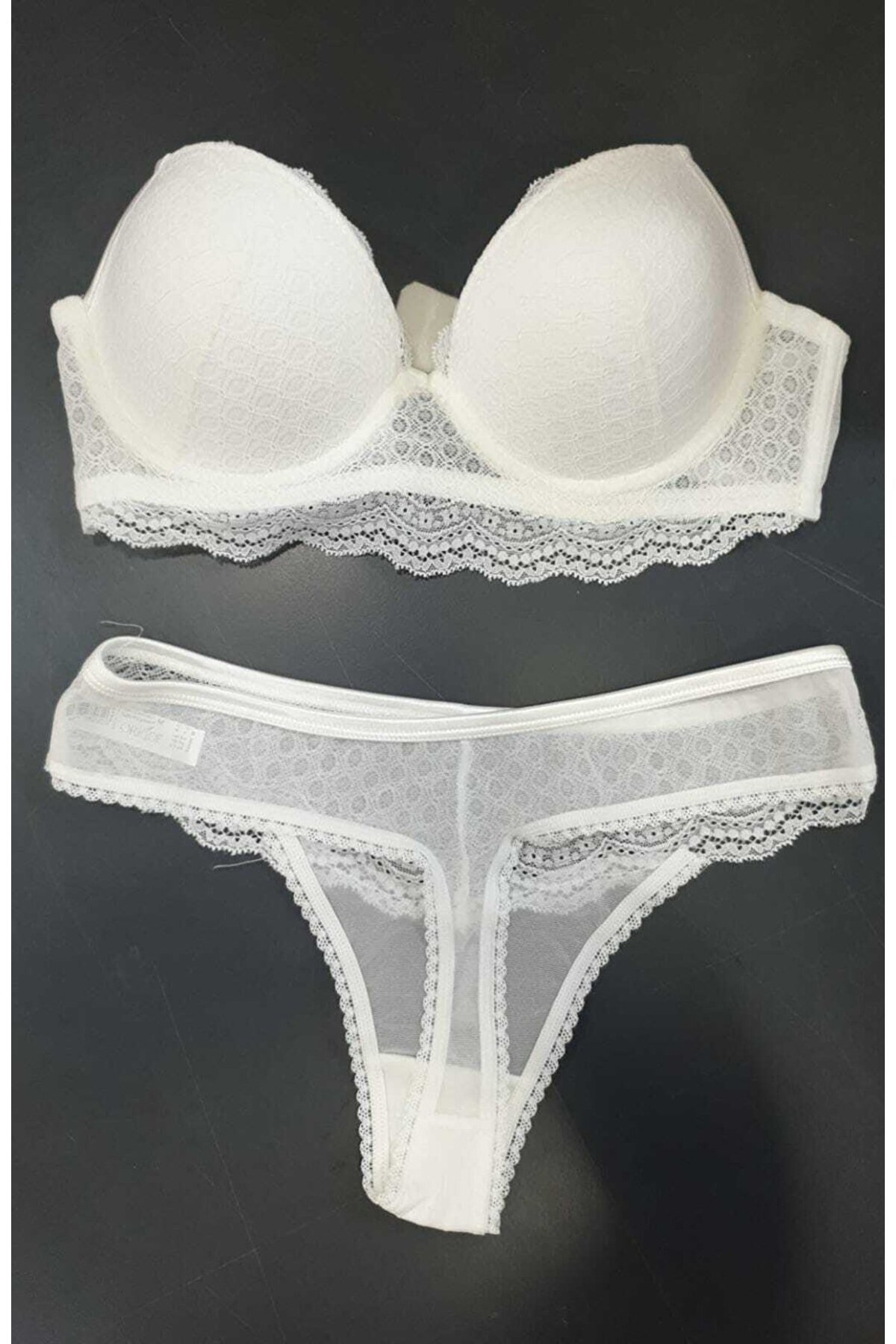 Orkide Dantel Detaylı Push-up Sütyen Takım Orkide 5390 - Görsel 3