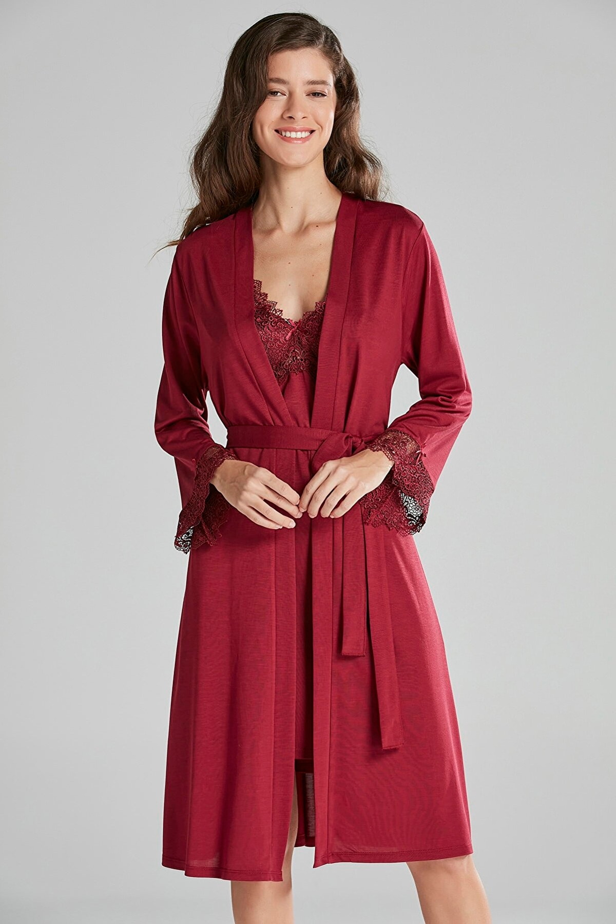 Penye 6lı Gelin Çeyiz Seti Çeyiz Takım Pierre Cardin 5040 - Bordo