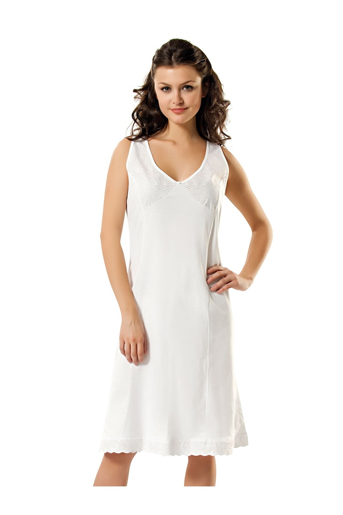 Namaldı Pamuklu Nefes Alabilen Kadın Gecelik Namaldı 260