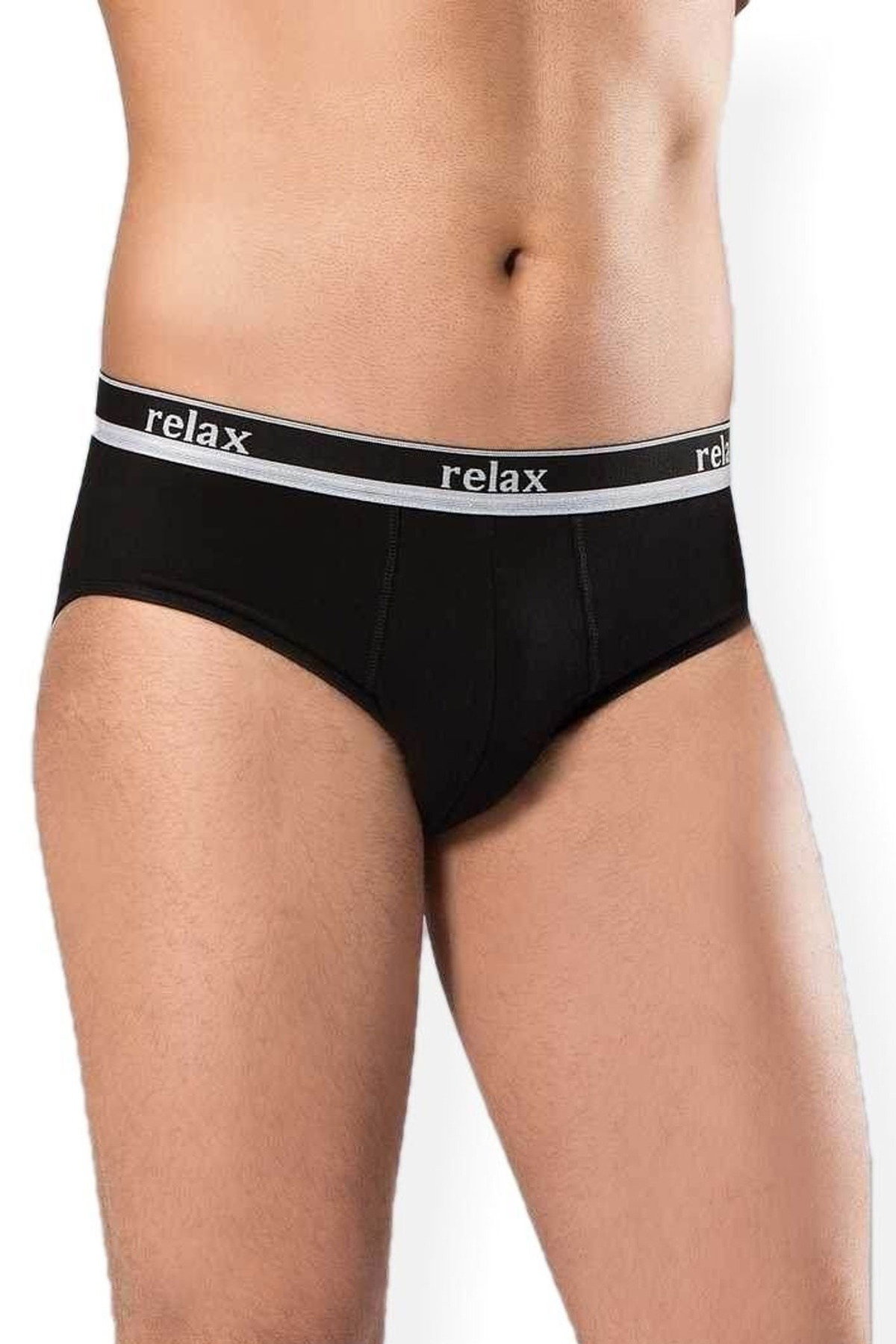 Pamuklu Elastik Kesim Erkek Slip Anıt 1269 - Siyah