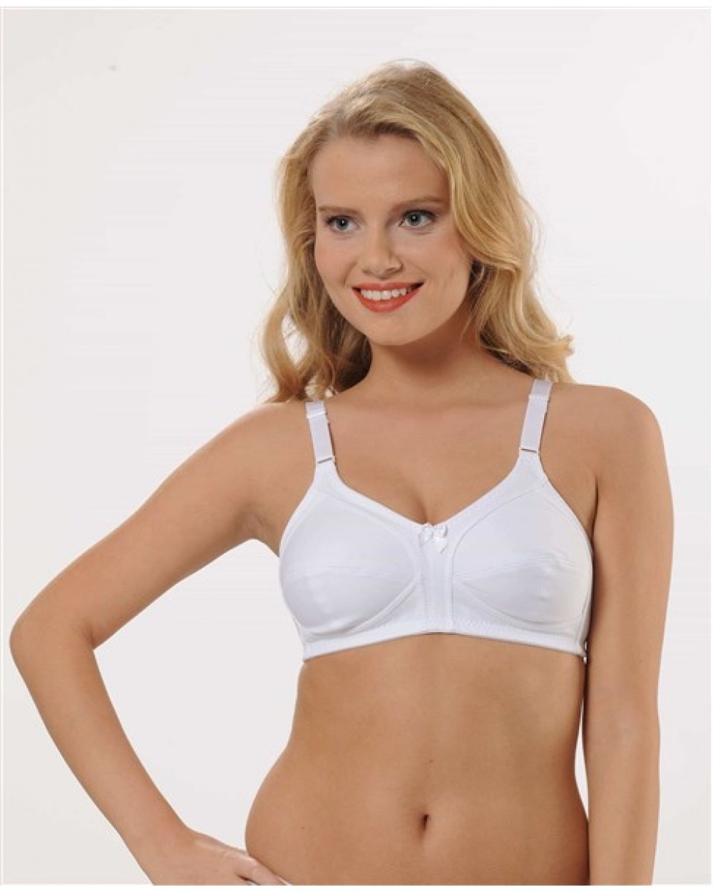 Pamuklu Full Cup Toparlayıcı Sütyen HMD 6030 - Beyaz