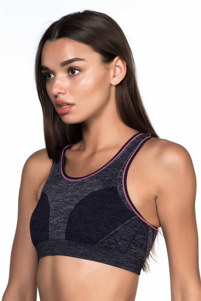 Full Cup Destekli Tam Kap Sütyen Emay 4026 - Siyah