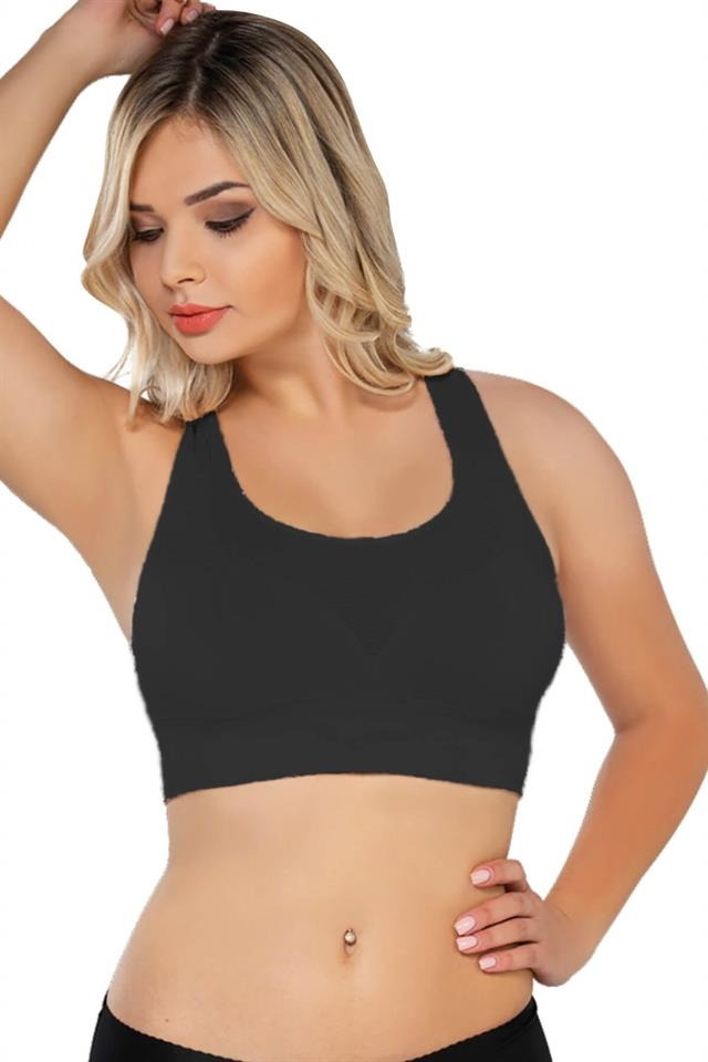 Tam Kap Pedli Toparlayıcı Sütyen Emay 4027 - Siyah