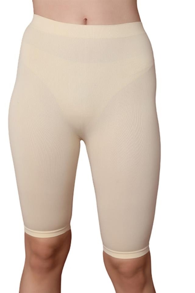 Yüksek Bel Destekli Seamless Tayt Emay 3856 - Ten