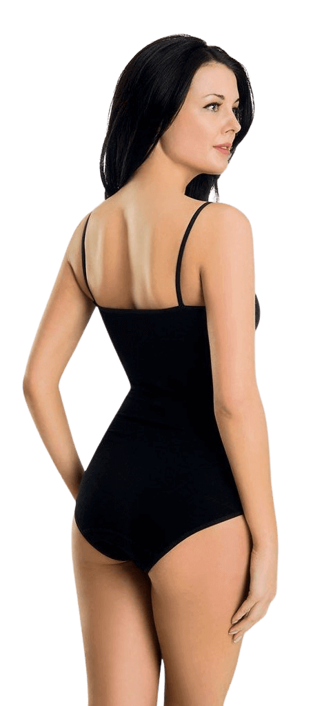 Esnek İp Askılı Çıtçıtlı Body Seher Yıldızı 0066 - Siyah