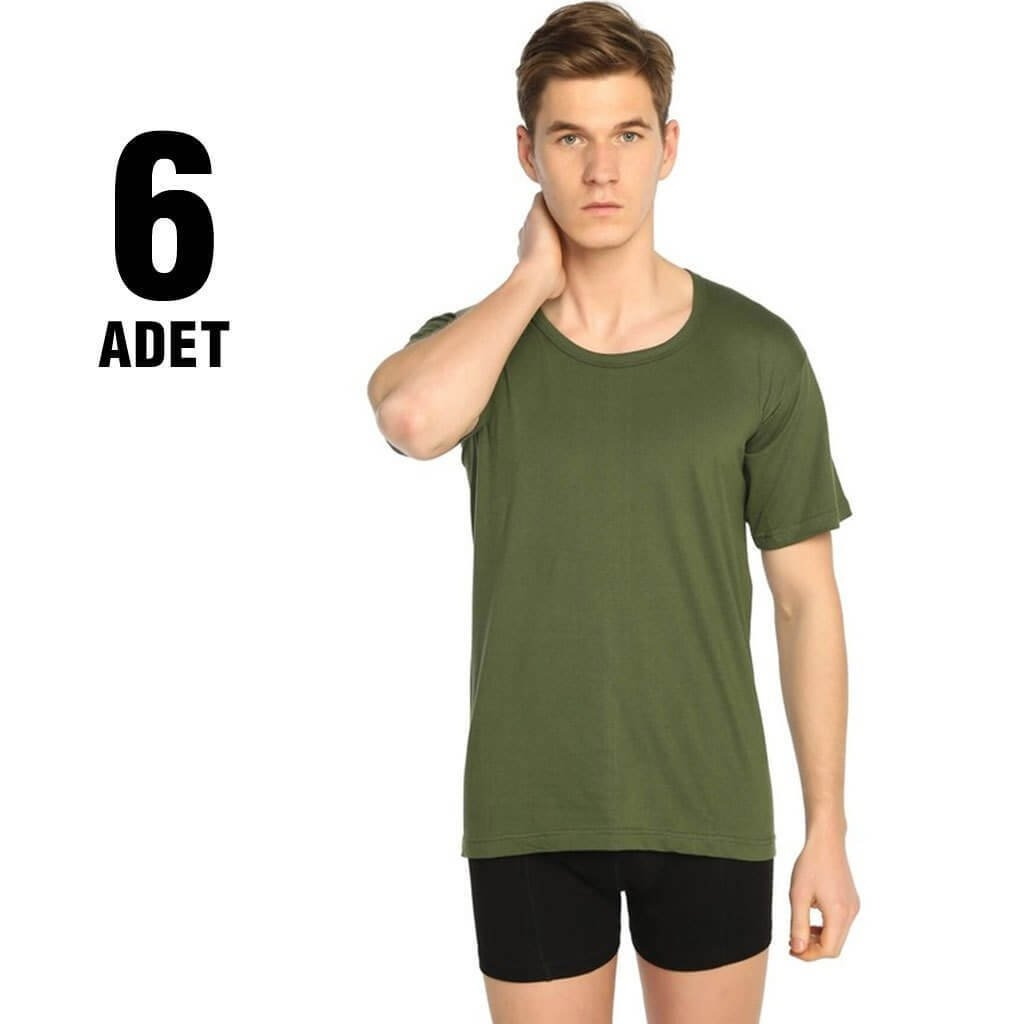 Seher Yıldızı Renkli Pamuklu Bisiklet Yaka Erkek Atlet Seher Yıldızı 0002 - Görsel 3