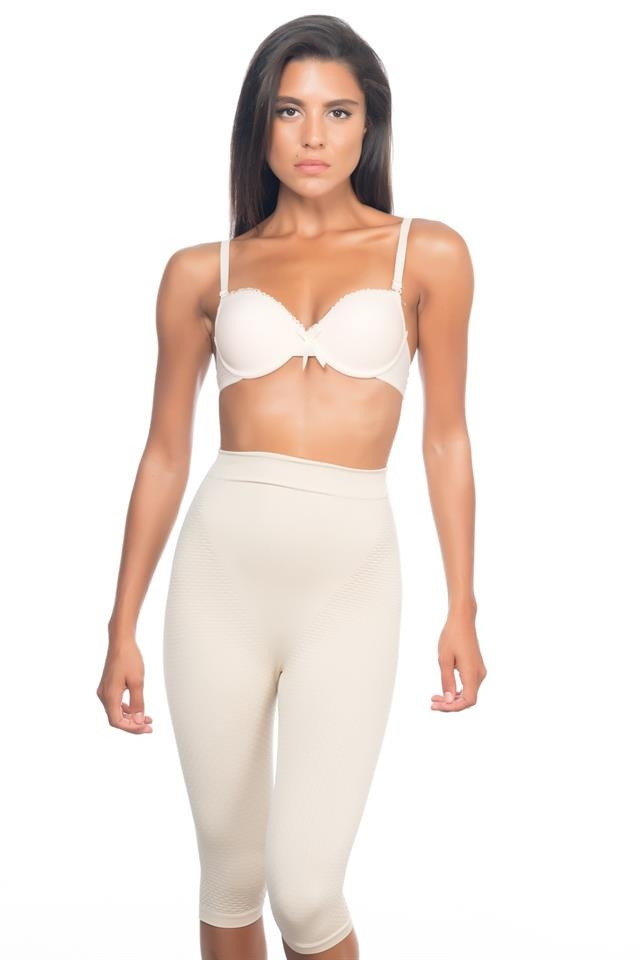 Dikişsiz Yüksek Bel Toparlayıcı Korse Emay 2040 - Ten