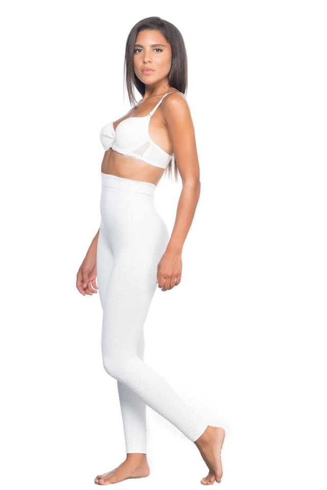 Dikişsiz Selülit Önleyici Tayt 1 Beden Küçültür Emay 2045 - Beyaz
