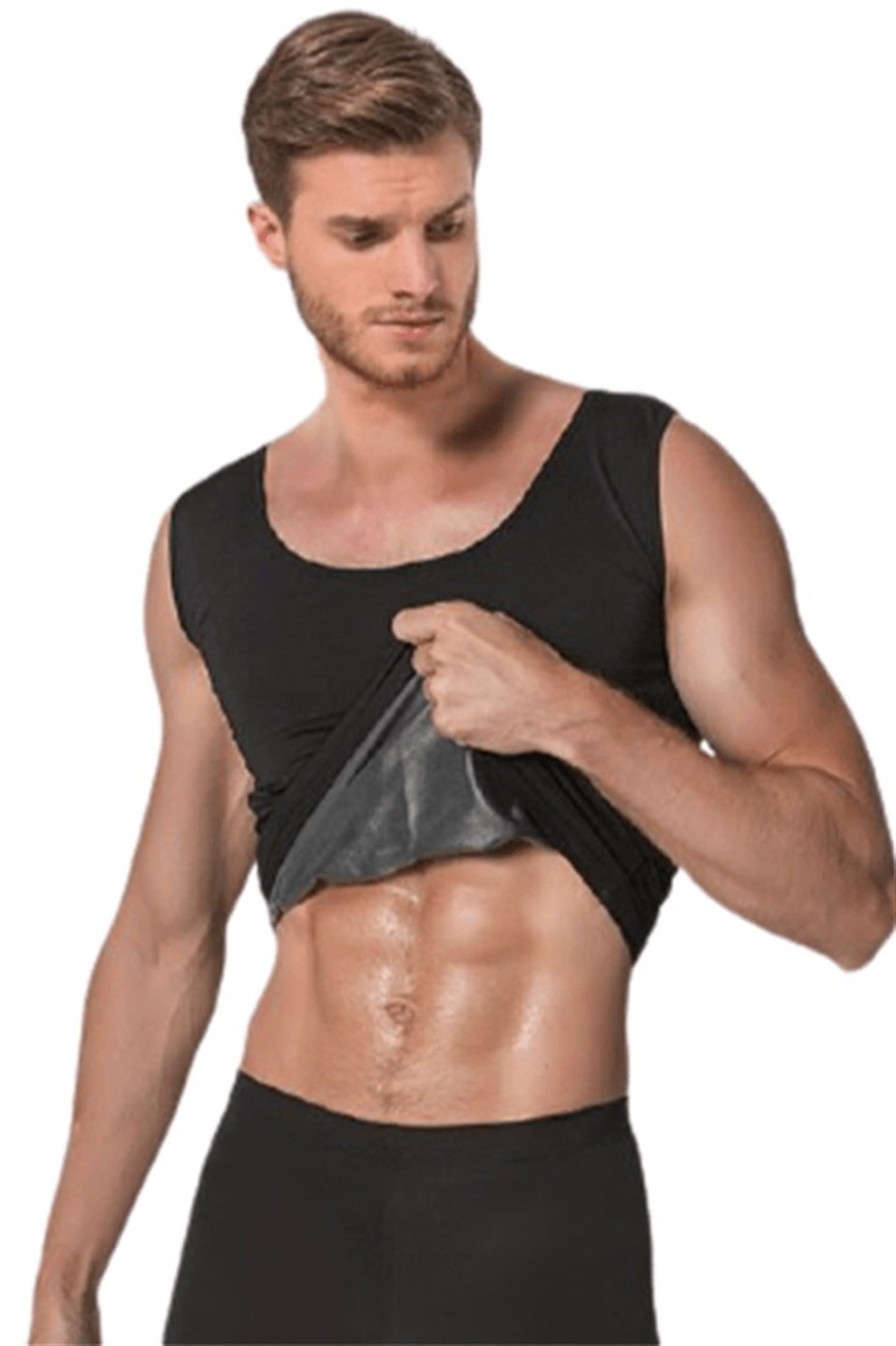 Siyah Pamuklu Erkek Atlet Sistina 744 - Siyah