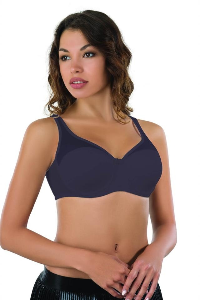 Tam Kap Dikişsiz Toparlayıcı Sütyen Emay 167 - Lacivert